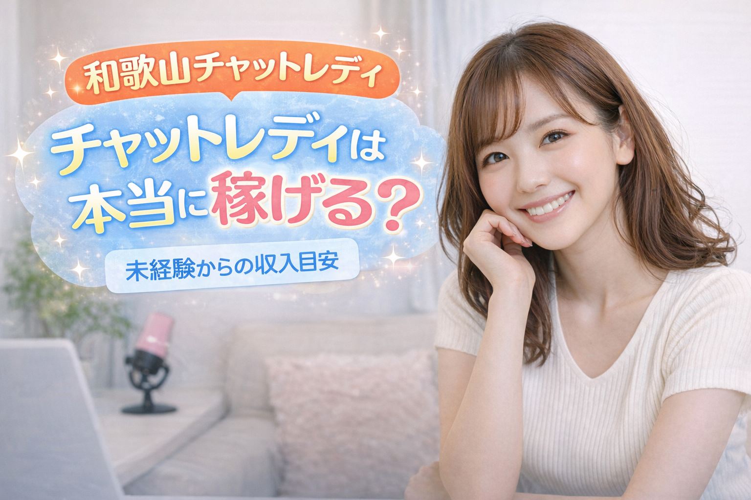 【和歌山】チャットレディは本当に稼げる?未経験からの収入目安